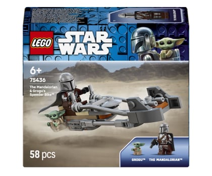 Klocki LEGO® LEGO STAR WARS 75436 Śmigacz Mandalorianina i Grogu